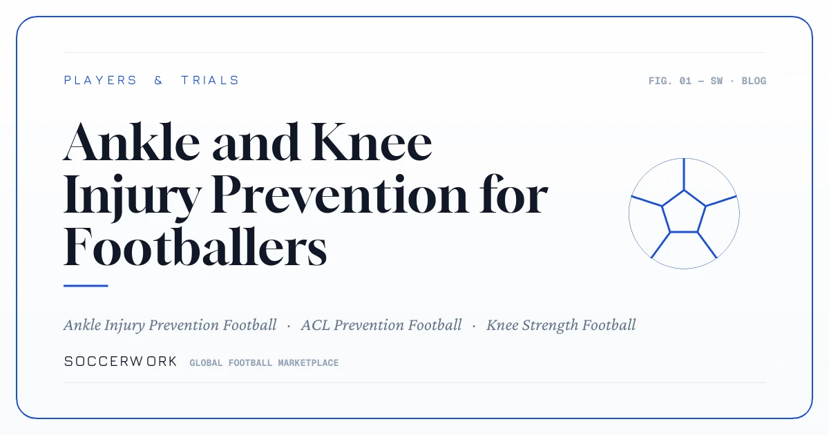 Ankle and Knee Injury Prevention for Footballers