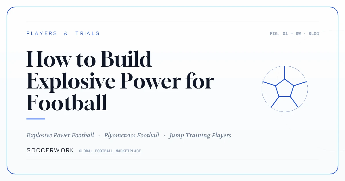 How to Build Explosive Power for Football