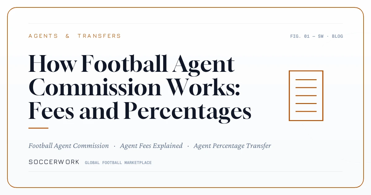 How Football Agent Commission Works: Fees and Percentages