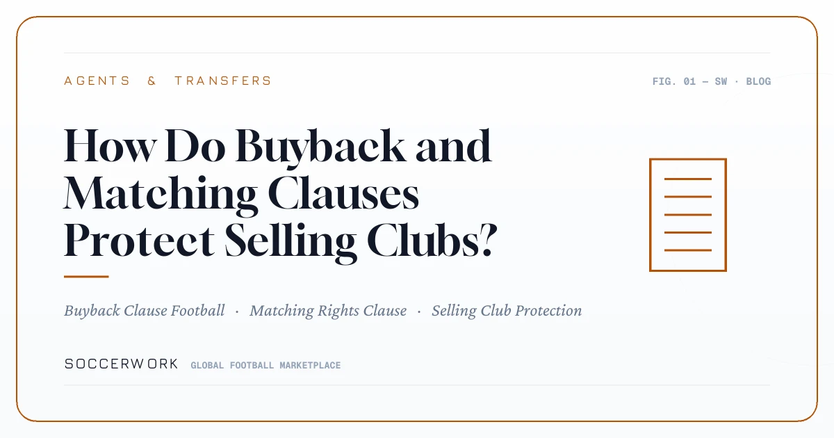 How Do Buyback and Matching Clauses Protect Selling Clubs?