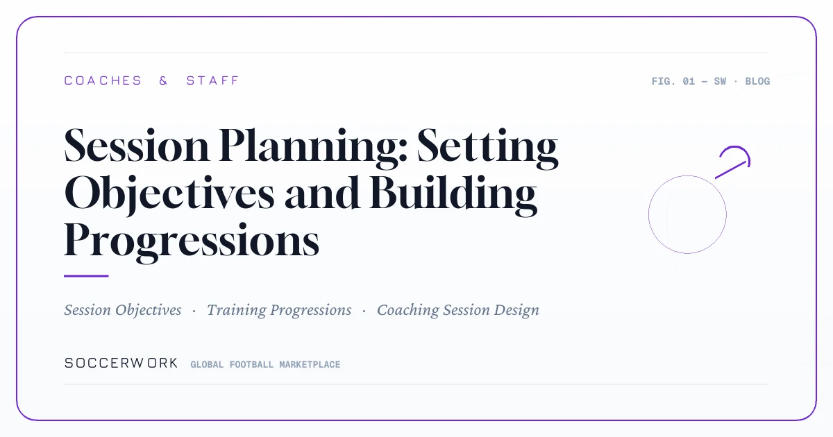 Session Planning: Setting Objectives and Building Progressions