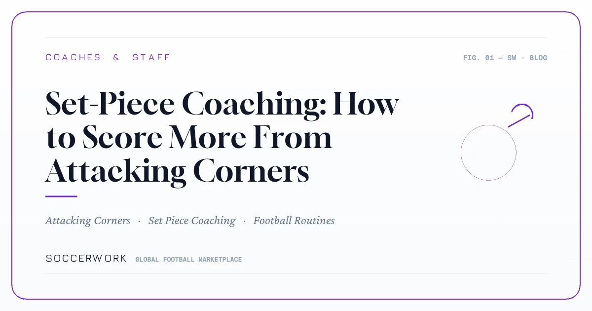 Set-Piece Coaching: How to Score More From Attacking Corners