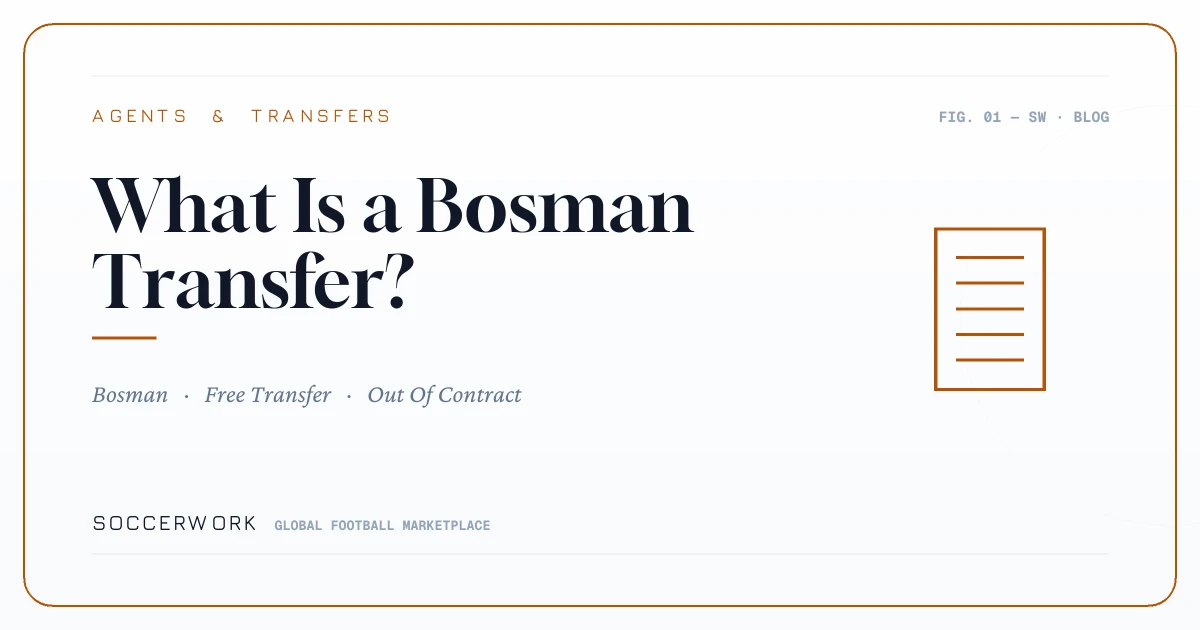 What Is a Bosman Transfer?