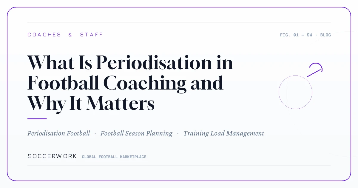 What Is Periodisation in Football Coaching and Why It Matters
