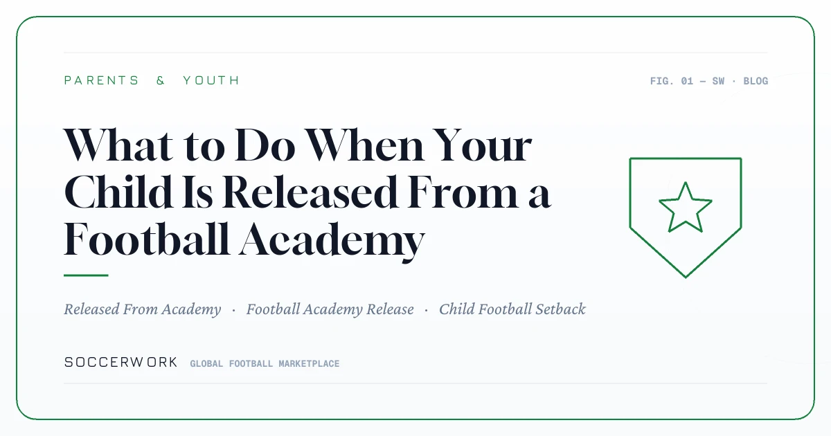 What to Do When Your Child Is Released From a Football Academy